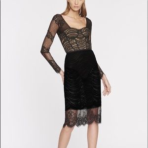 Jonathan simkhai mixed lace bustier corset dress
